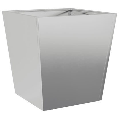 Garden Planter 40x40x40 cm Galvanised Steel