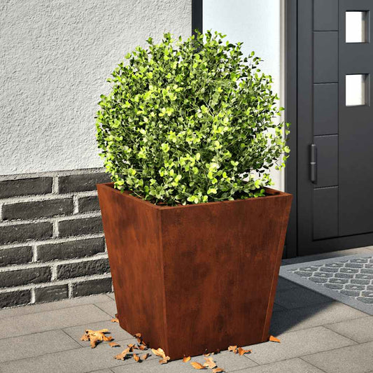 Garden Planter 40x40x40 cm Weathering Steel