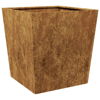 Garden Planters 2 pcs 50x50x50 cm Weathering Steel