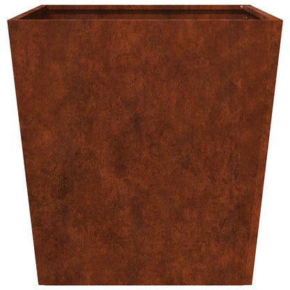 Garden Planters 2 pcs 50x50x50 cm Weathering Steel