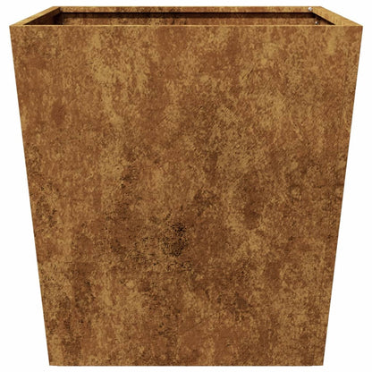 Garden Planters 2 pcs 50x50x50 cm Weathering Steel