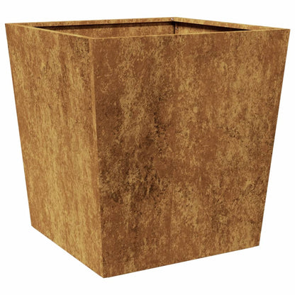 Garden Planters 2 pcs 50x50x50 cm Weathering Steel