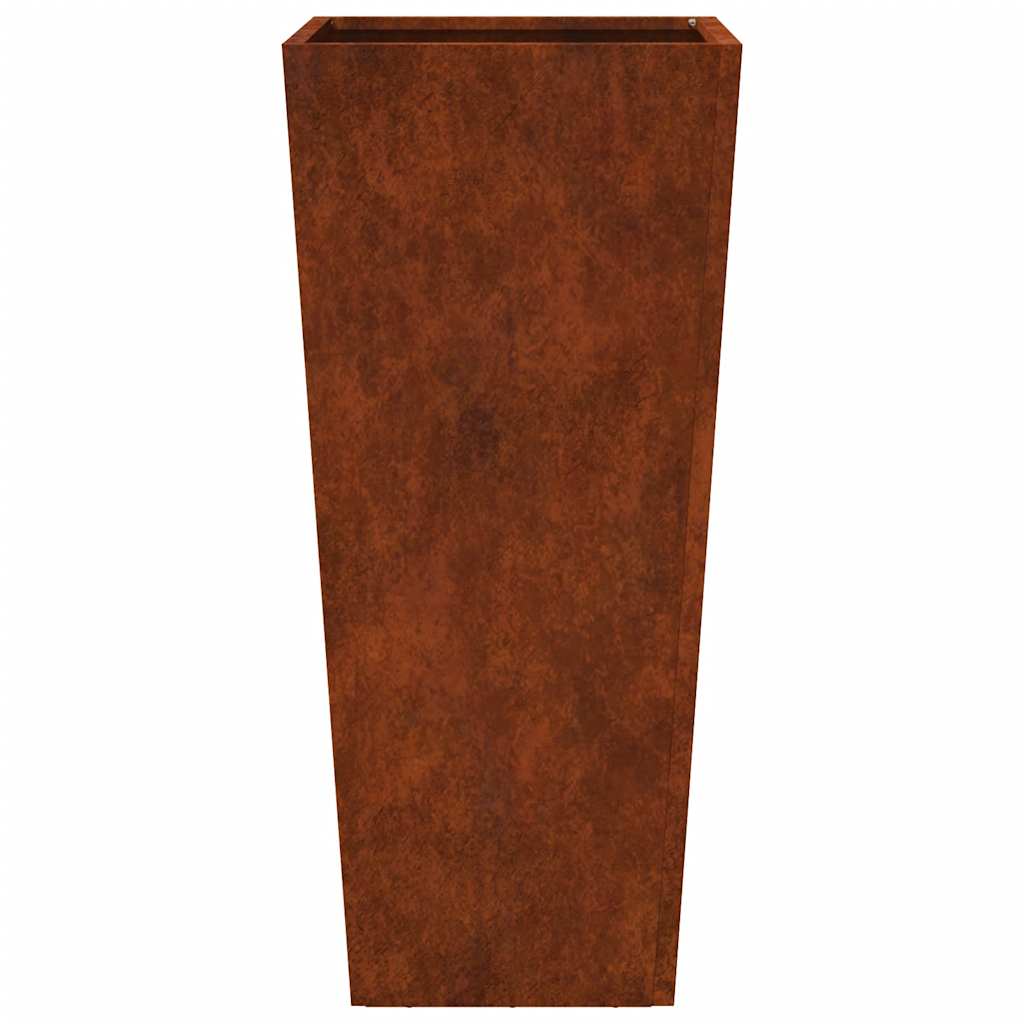 Garden Planter 35x35x75 cm Weathering Steel
