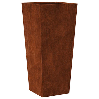 Garden Planter 35x35x75 cm Weathering Steel
