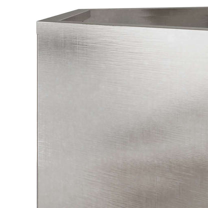 Garden Planter Hexagon 138x120x45 cm Stainless Steel