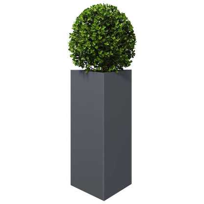 Garden Planter Anthracite Triangular 40x34.5x75 cm Steel