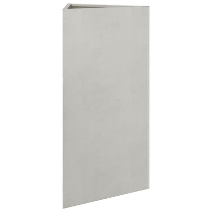 Garden Planter Triangular 40x34.5x75 cm Stainless Steel