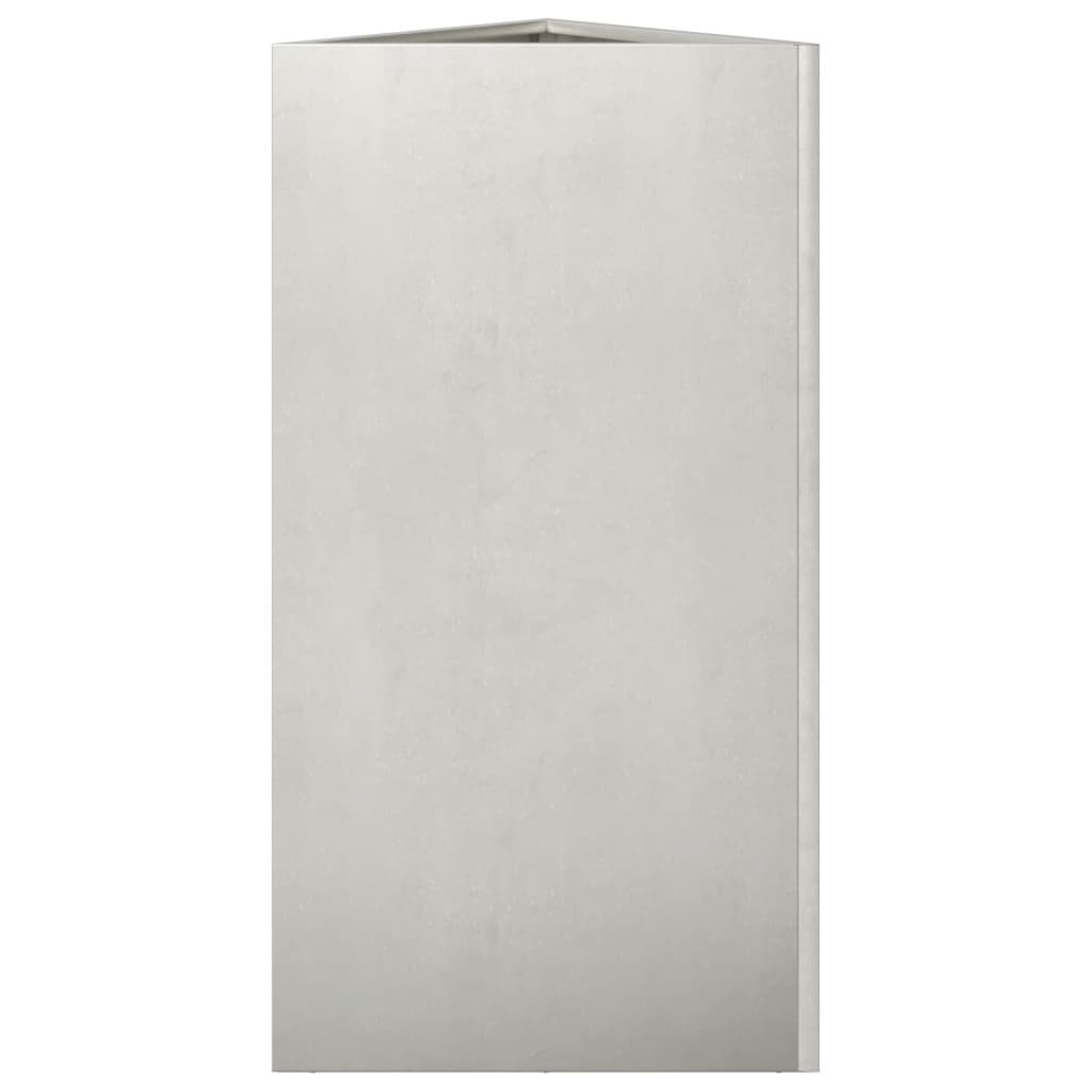 Garden Planter Triangular 40x34.5x75 cm Stainless Steel