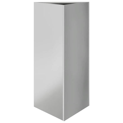 Garden Planter Triangular 40x34.5x75 cm Galvanized Steel