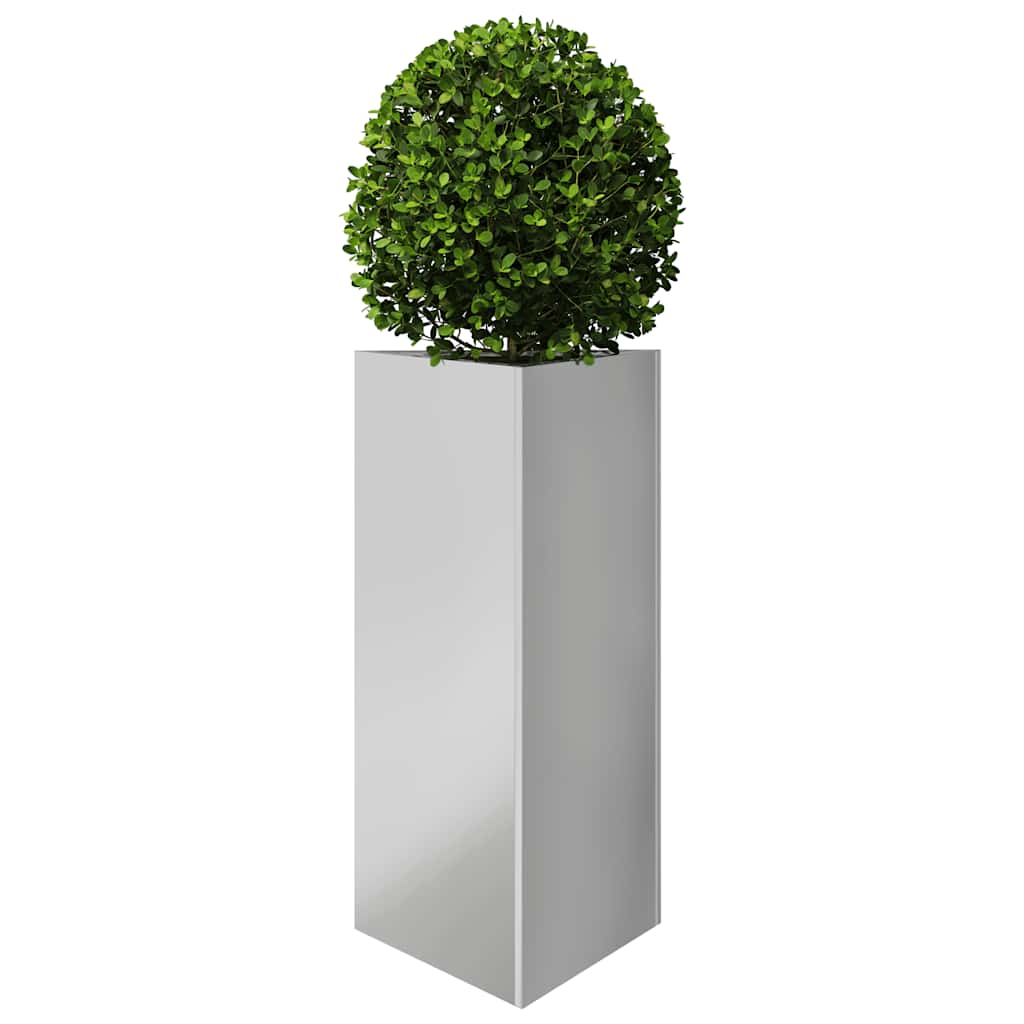 Garden Planter Triangular 40x34.5x75 cm Galvanized Steel