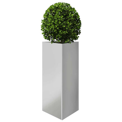 Garden Planter Triangular 40x34.5x75 cm Galvanized Steel