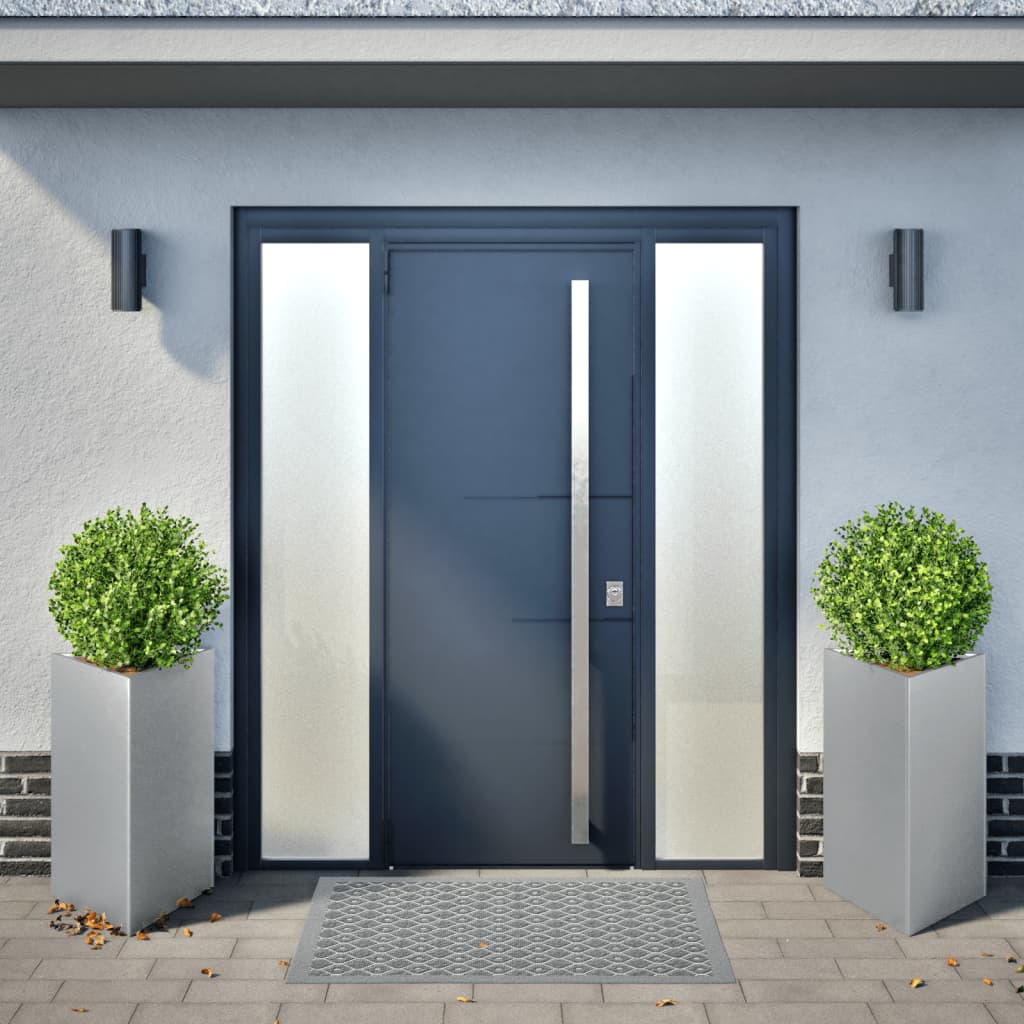 Garden Planters 2 pcs Triangular 50x43x75 cm Galvanized Steel