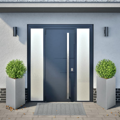 Garden Planters 2 pcs Triangular 50x43x75 cm Galvanized Steel