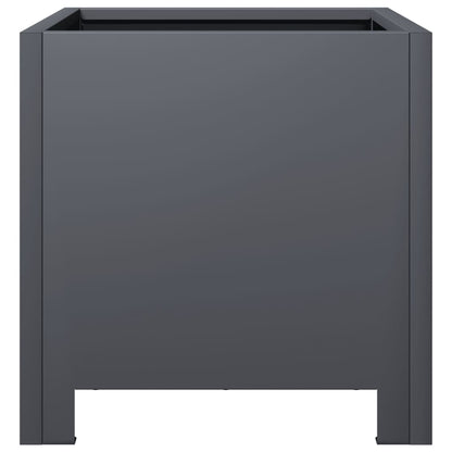 Garden Planter Anthracite 30x30x30 cm Steel