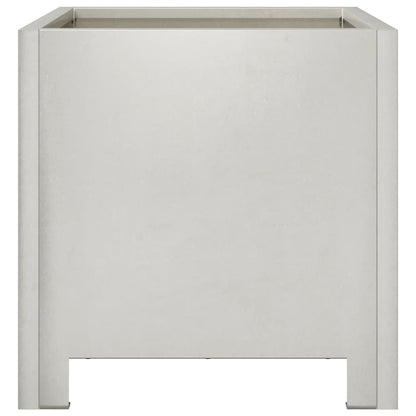 Garden Planters 2 pcs 30x30x30 cm Stainless Steel