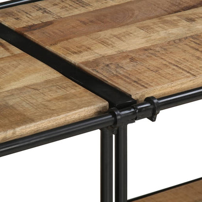TV Cabinet 160x42x40 cm Solid Wood Rough Mango