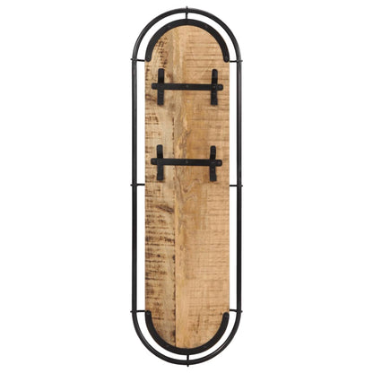 Wall-mounted Coat Racks with 4 Hooks 2 pcs