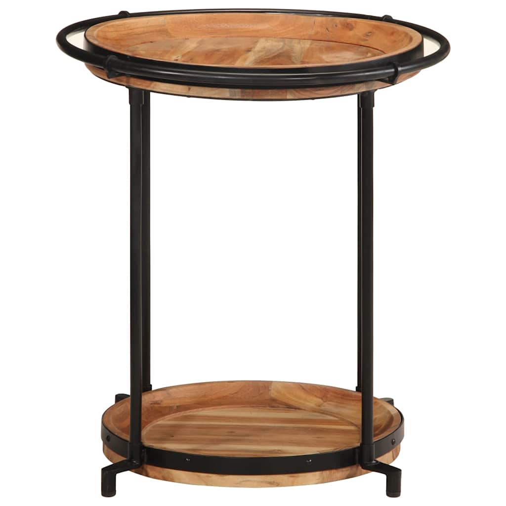 Side Table Ø55x60 cm Solid Wood Acacia