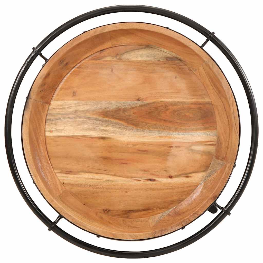 Side Table Ø55x60 cm Solid Wood Acacia