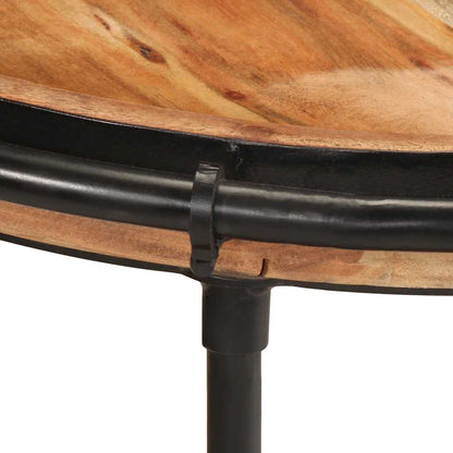 Side Table Ø55x60 cm Solid Wood Acacia