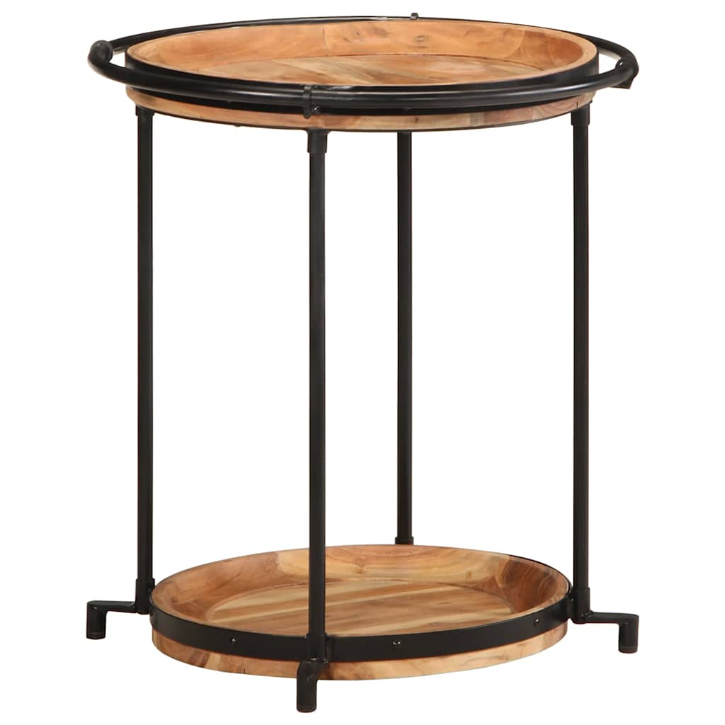 Side Table Ø55x60 cm Solid Wood Acacia