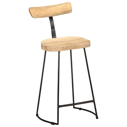 Bar Stools 2 pcs 49x43x88 cm Solid Wood Mango