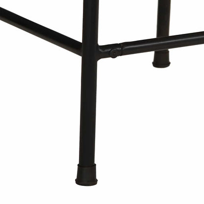 Bar Stools 2 pcs 46x35,5x80 cm Solid Wood Rough Mango