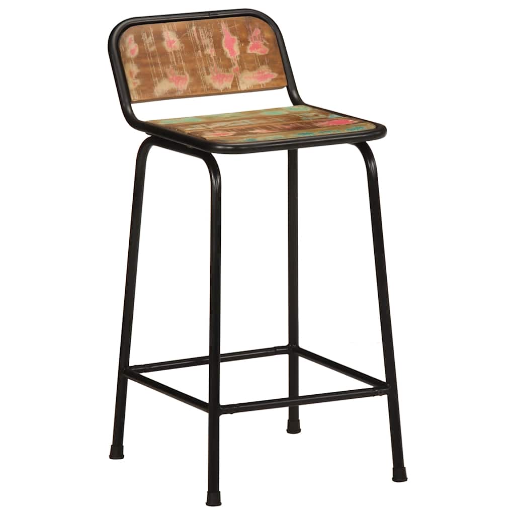 Bar Stools 4 pcs 46x35,5x80 cm Solid Wood Reclaimed