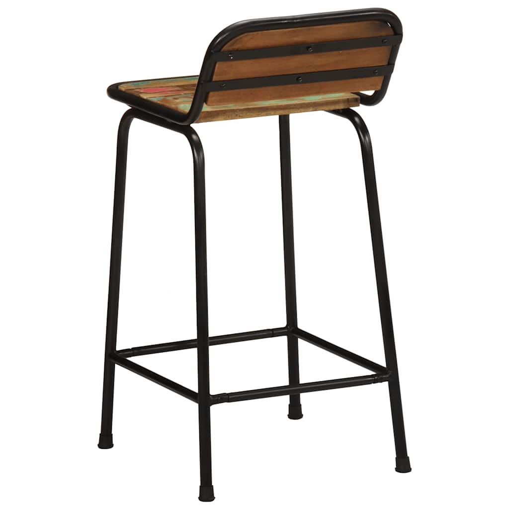 Bar Stools 4 pcs 46x35,5x80 cm Solid Wood Reclaimed