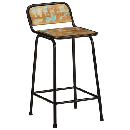 Bar Stools 4 pcs 46x35,5x80 cm Solid Wood Reclaimed