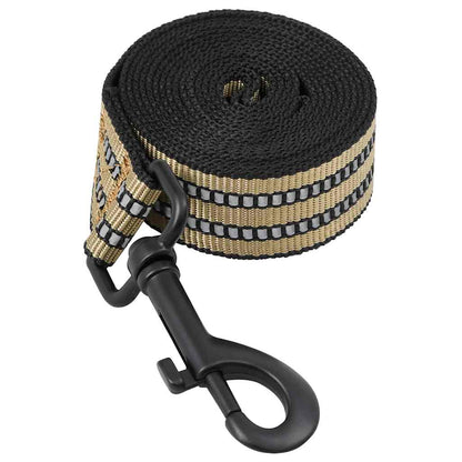 Dog Harness with Lead & Collar Adjustable Brown L