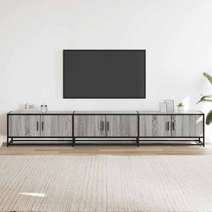 TV Cabinet Grey Sonoma 240x35x41 cm Engineered Wood