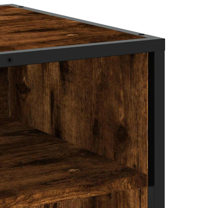 TV Cabinet Smoked Oak 180.5x40x46 cm Engineered Wood