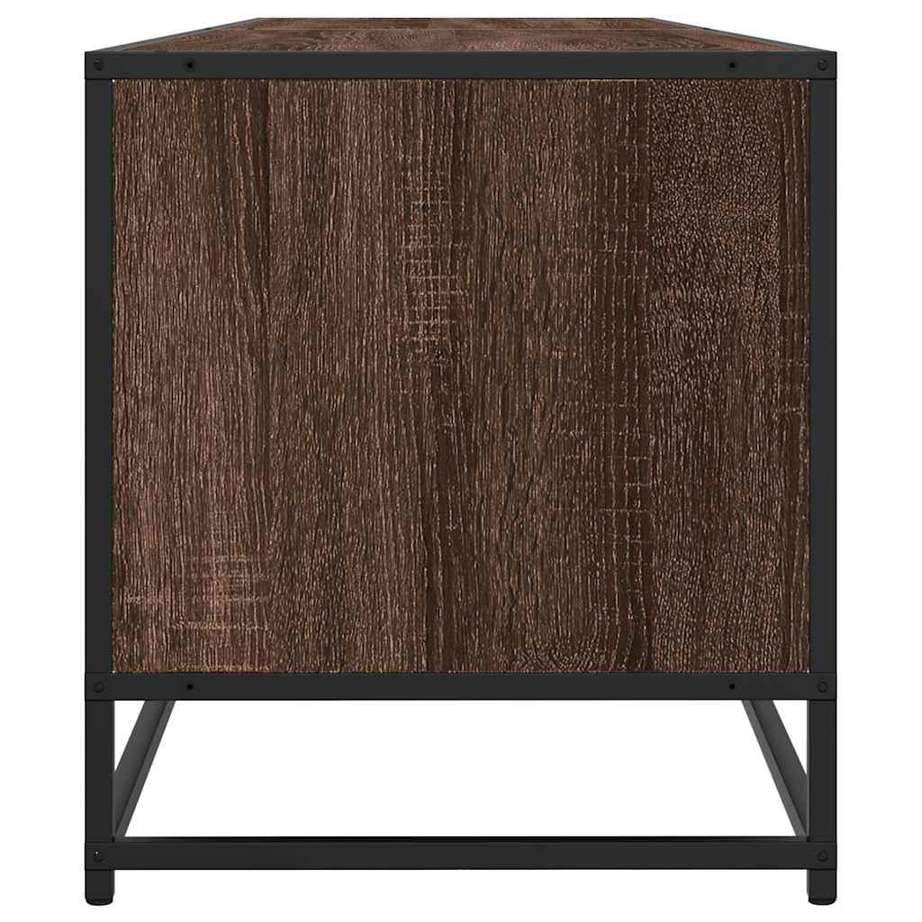 TV Cabinet Brown Oak 180.5x40x46 cm Engineered Wood