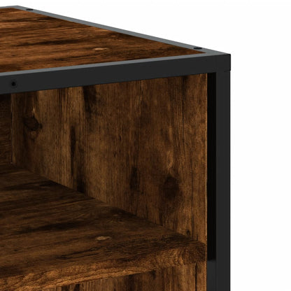 TV Cabinet Smoked Oak 180x40x46 cm Engineered Wood