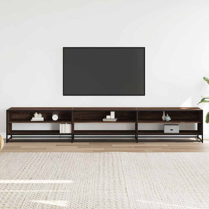 TV Cabinet Brown Oak 270x40x46 cm Engineered Wood