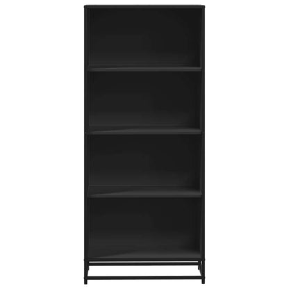 Bookcase Black 60x35x139 cm Engineered Wood