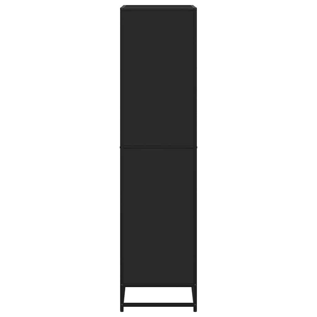 Bookcase Black 60x35x139 cm Engineered Wood