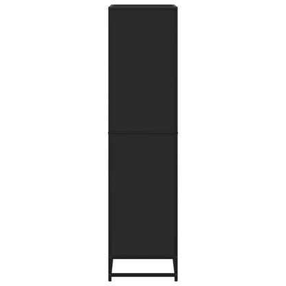 Bookcase Black 60x35x139 cm Engineered Wood