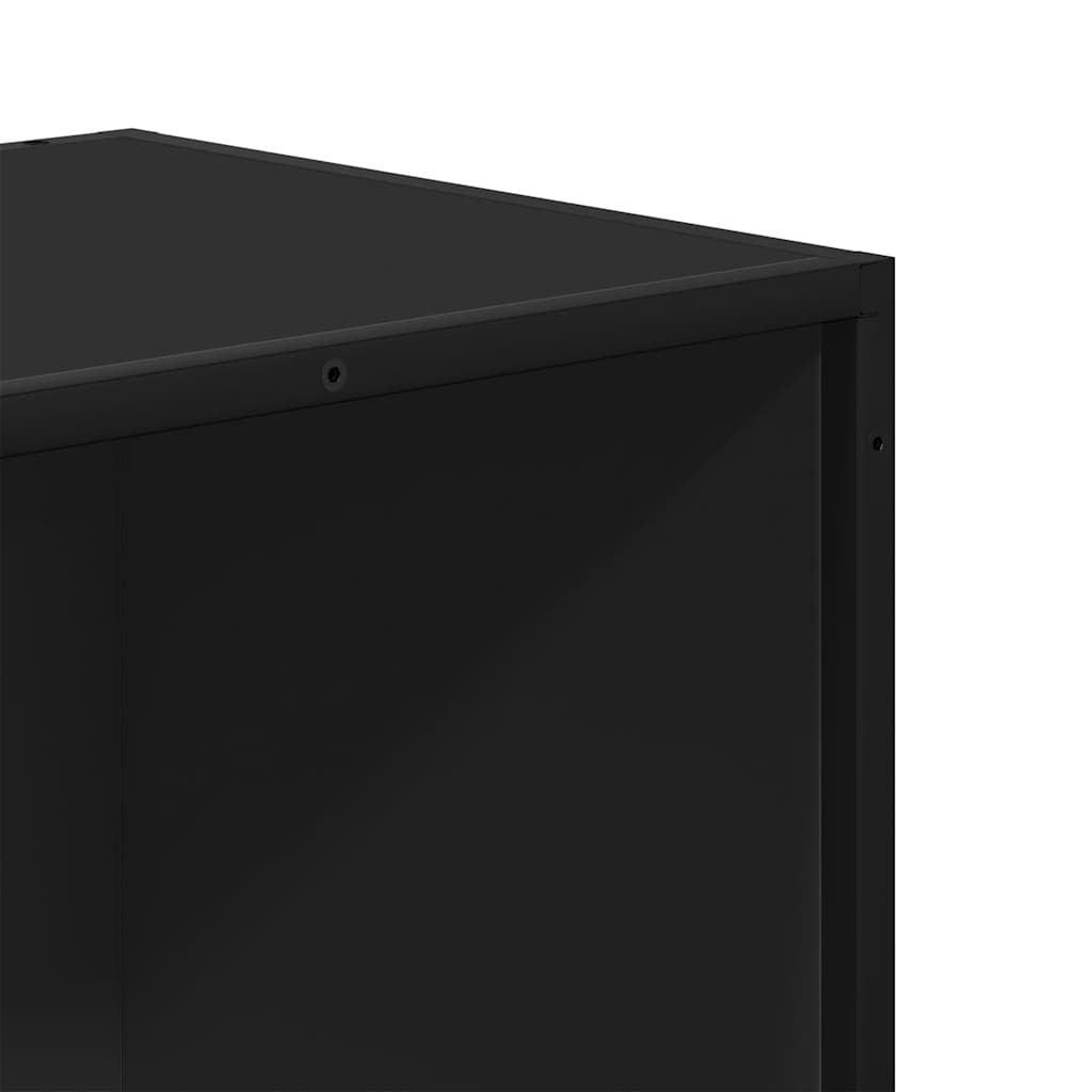 Bookcase Black 60x35x139 cm Engineered Wood