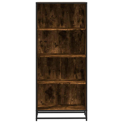 Bookcase Smoked Oak 60x35x139 cm Engineered Wood