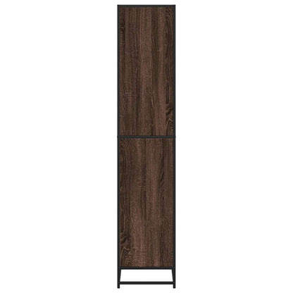 Bookcase Brown Oak 60x35x170.5 cm Engineered Wood