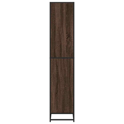 Bookcase Brown Oak 80.5x35x170.5 cm Engineered Wood