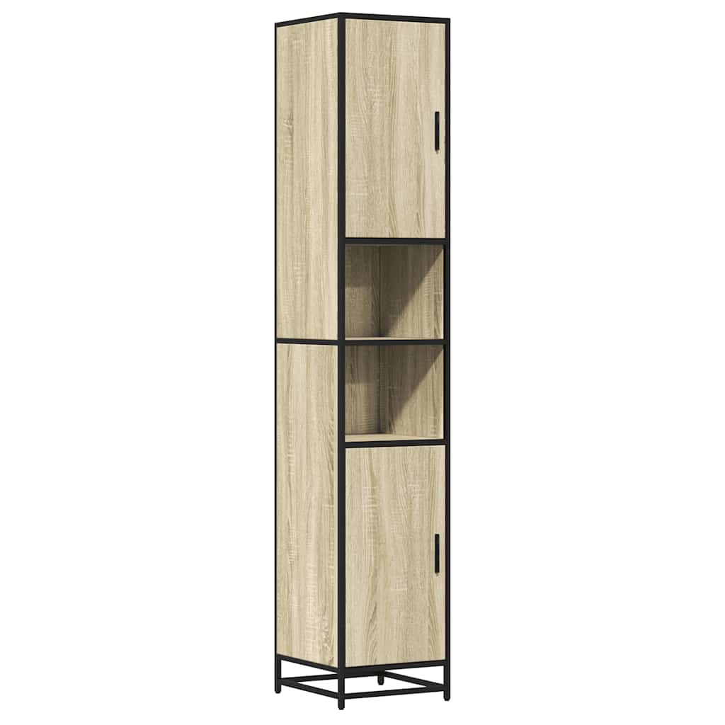 Bathroom Cabinet Sonoma Oak 35x37.5x188.5 cm