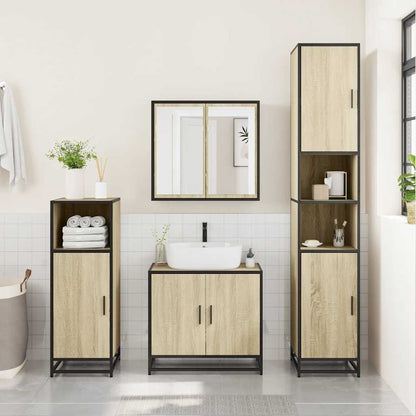 Bathroom Cabinet Sonoma Oak 35x37.5x188.5 cm