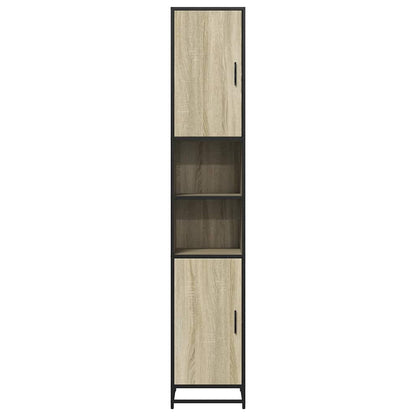 Bathroom Cabinet Sonoma Oak 35x37.5x188.5 cm