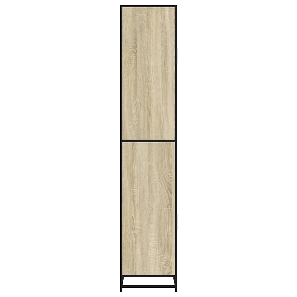 Bathroom Cabinet Sonoma Oak 35x37.5x188.5 cm