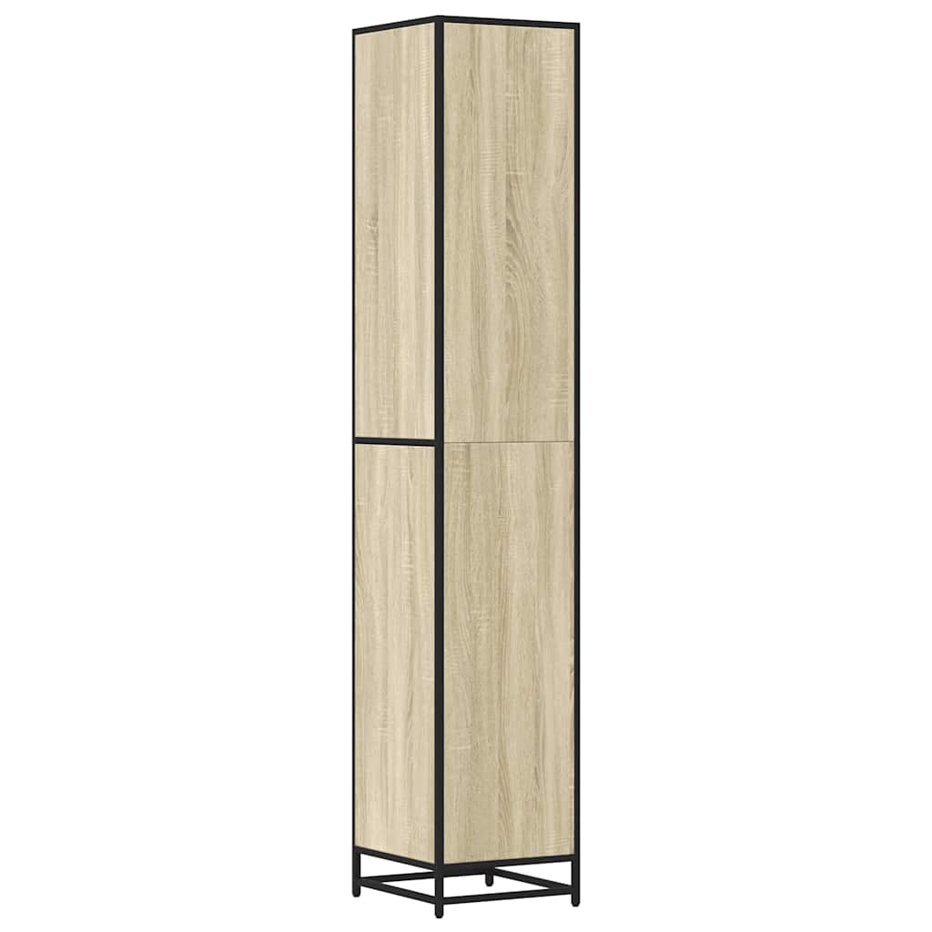 Bathroom Cabinet Sonoma Oak 35x37.5x188.5 cm