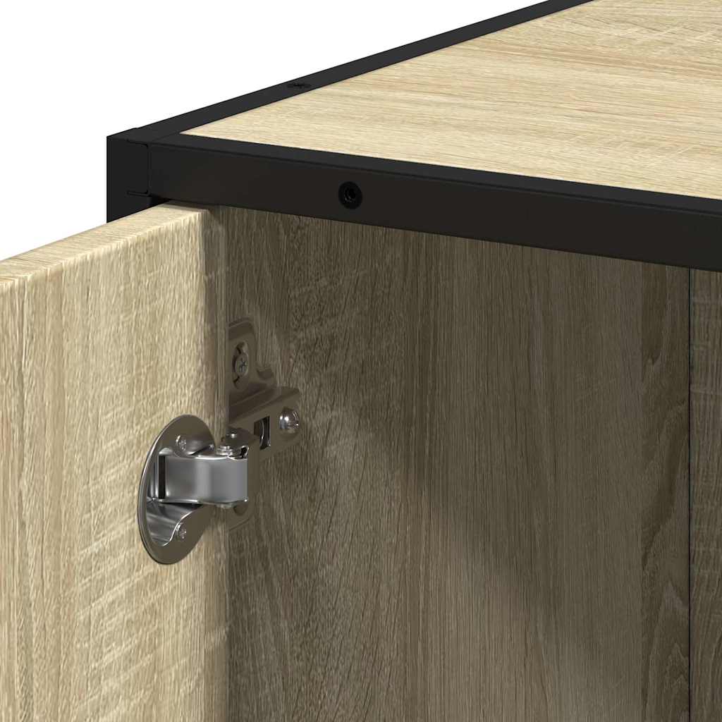 Bathroom Cabinet Sonoma Oak 35x37.5x188.5 cm