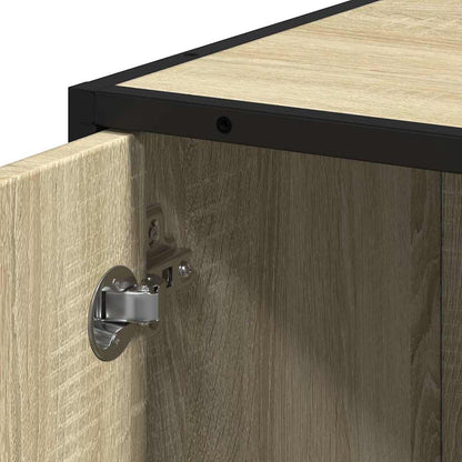 Bathroom Cabinet Sonoma Oak 35x37.5x188.5 cm